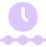 MindaClient CRM scheduling and time management feature icon in purple