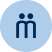 MindaClient CRM app logo icon in solid navy blue on white