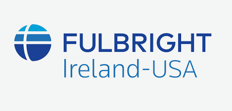 Fulbright Ireland USA bilateral exchange programme logo in blue